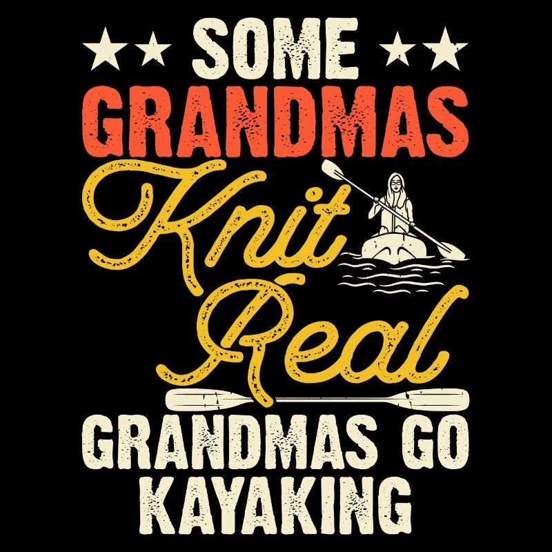 Kayak Kayaker Kayaker Granny