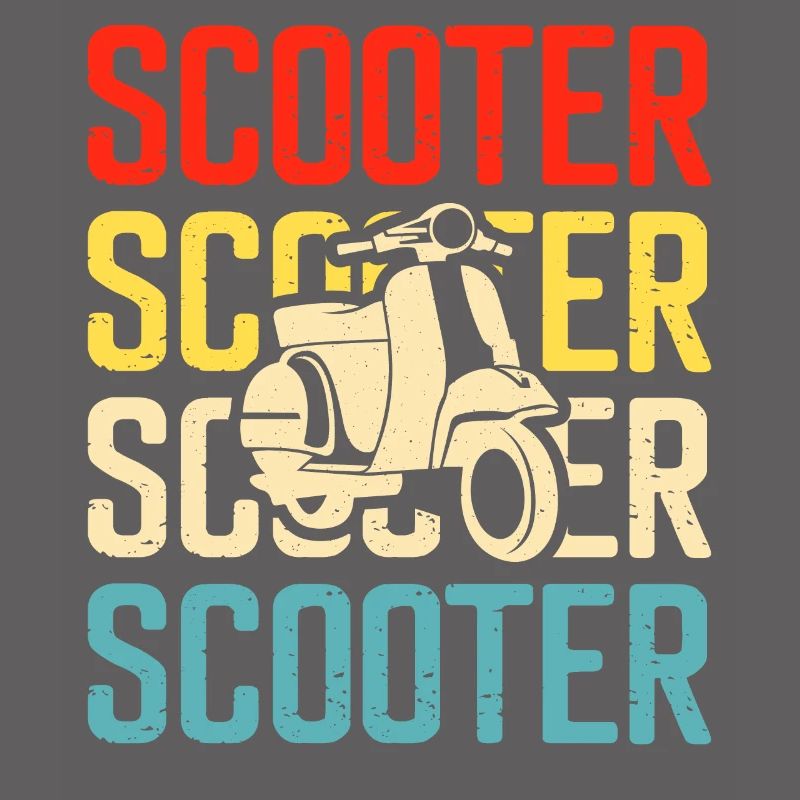 Roller Rollerfahrer Motorroller