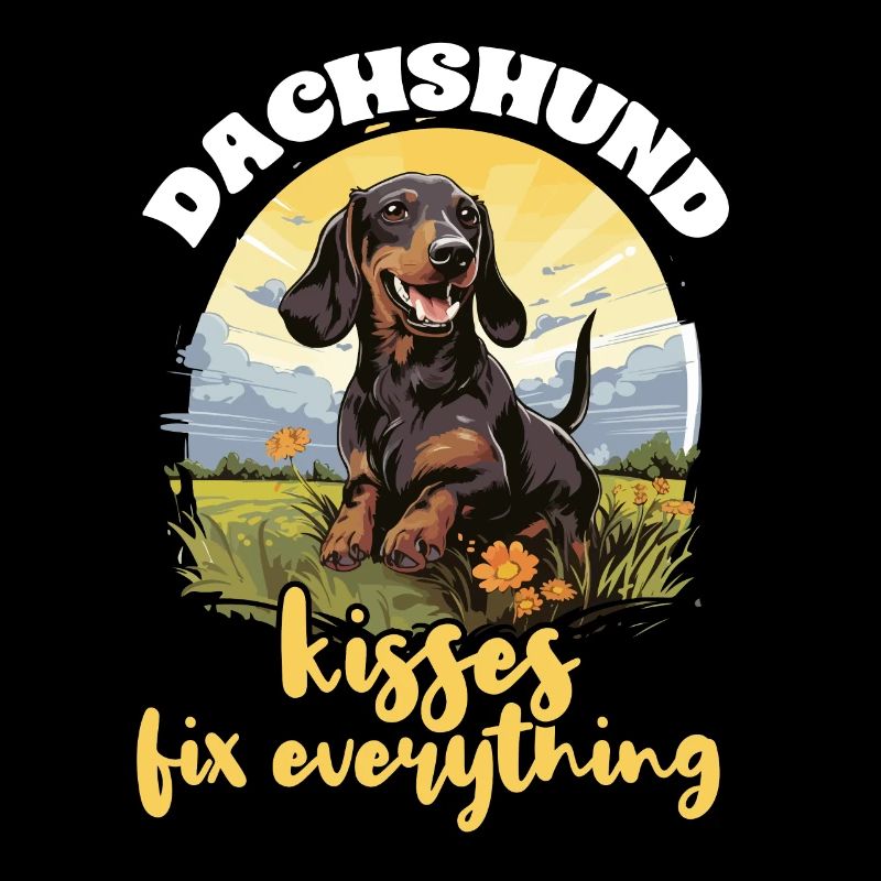 chien saucisse Teckel baisers Tout réparer