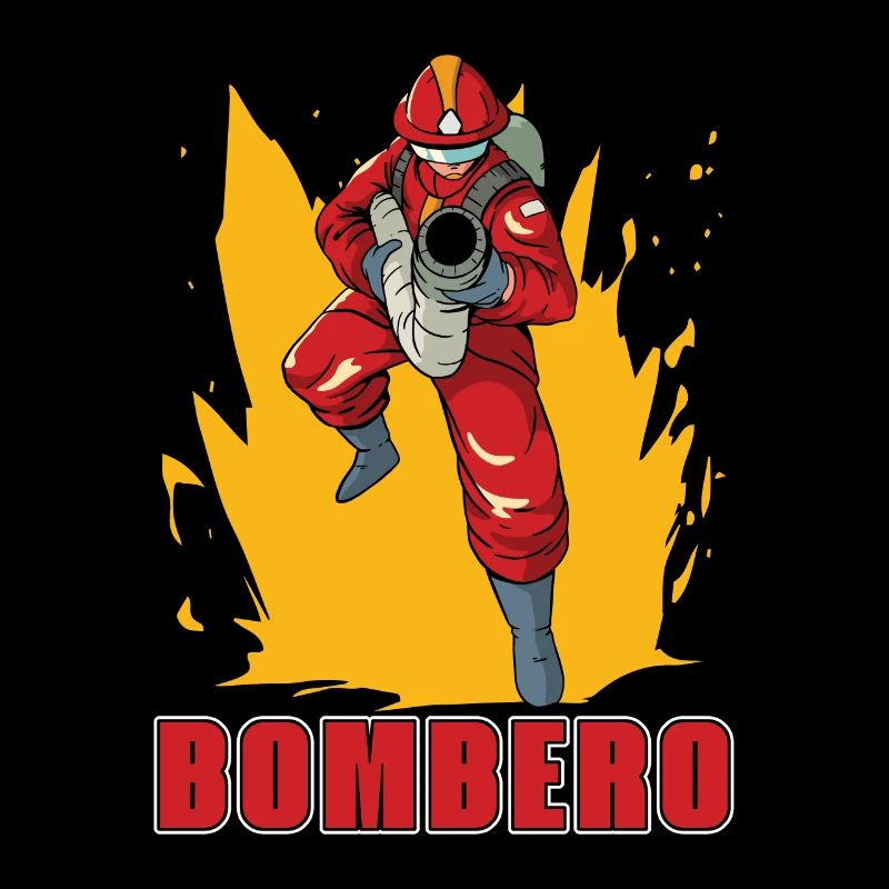 Chief Firefighter Bombero Fire Station Fireman