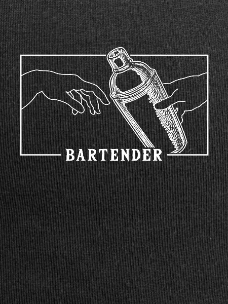 Michelangelo Creation of Adam Bartender