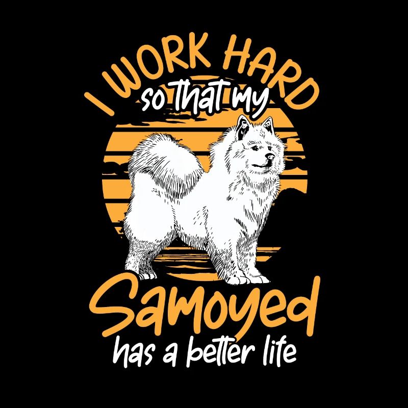 Travailler pour mon Samoyède Samoyède Samoyède Spitz