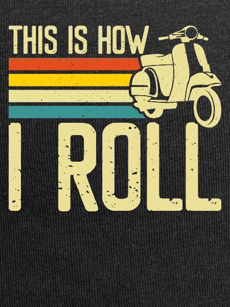 Roller Rollerfahrer Motorroller