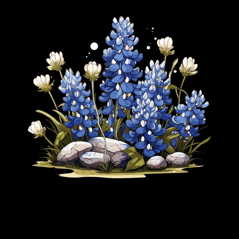 Texas Bluebonnet with Floral Spring Texas