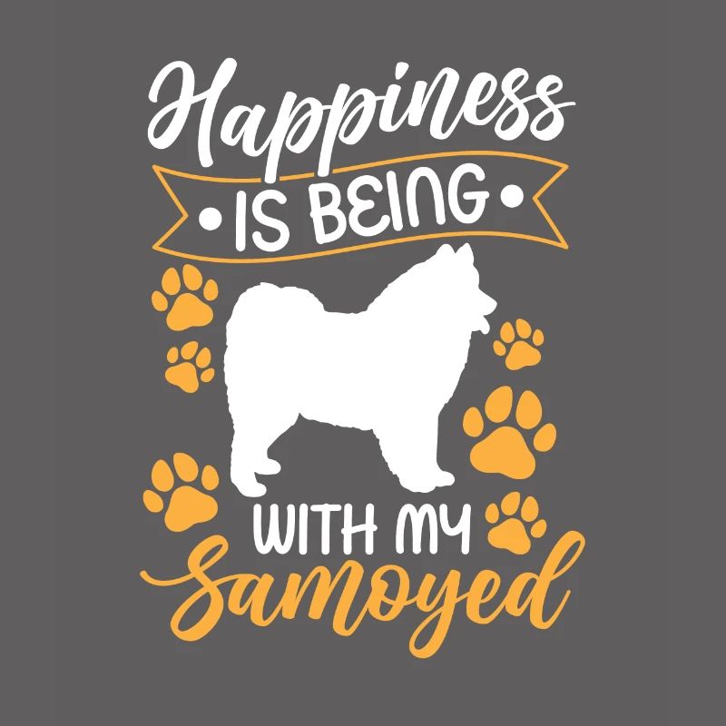 Avec mon Samoyède son Samoyède Spitz