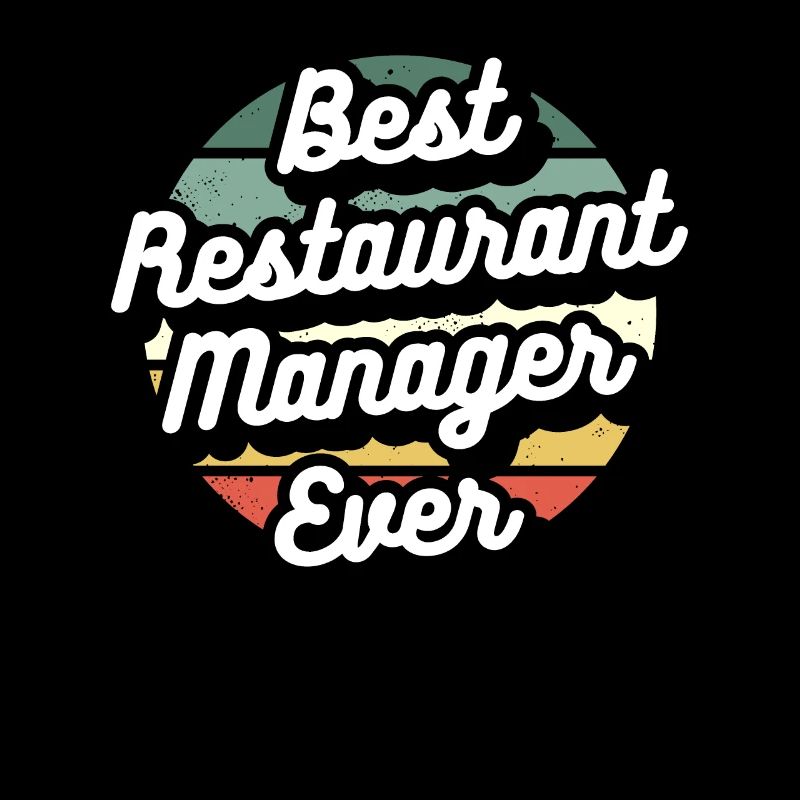 Rétro meilleur gérant de restaurant de tous les temps