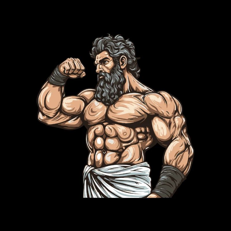 Bodybuilder Muscles Workout Gym