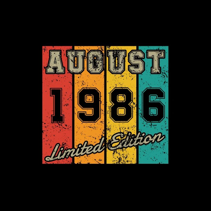 Date de naissance : Août 1986 - Édition limitée Retro