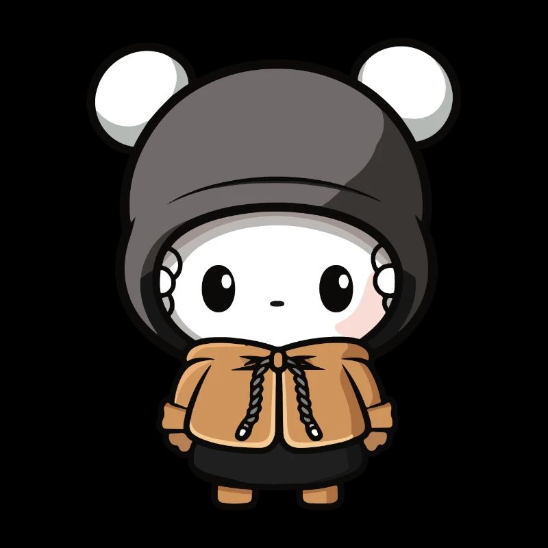 Mouse Winter Comic Cute
