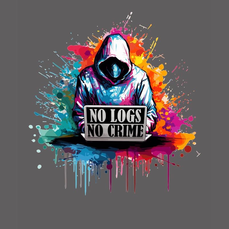 Ethical Hacker's Code: No Logs, No Crime Visual