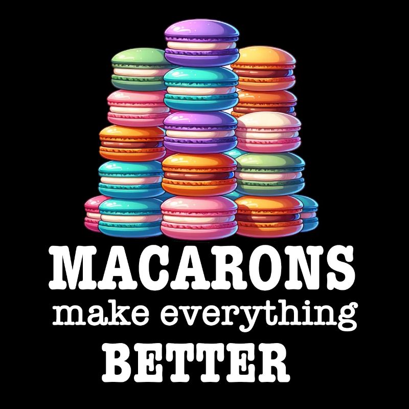 Macarons Cookies Baker French Dessert Funny