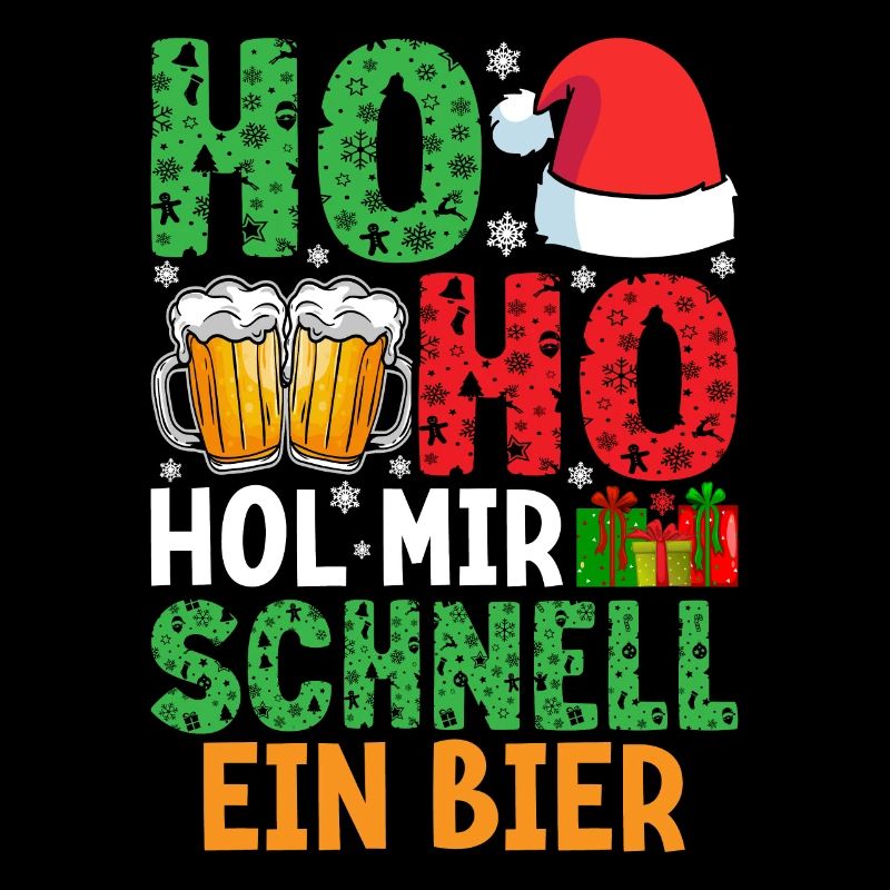 Ho ho hol mir ein Bier Weihnachtszeit Geschenk