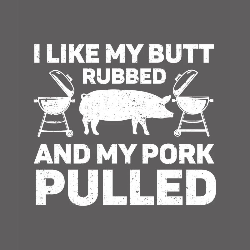 BBQ Pulled Pork Schwein Grill