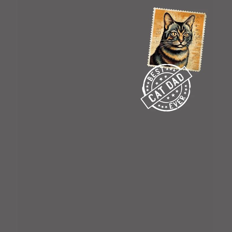 Chats, papa, chat, timbre de chat, papas de chat