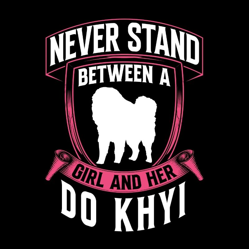 Fille avec Do Khyi Dogue Tibétain