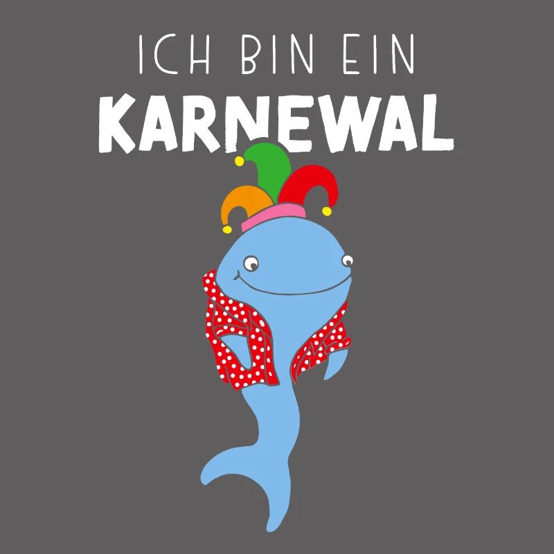 Ich bin ein Karnewal Karneval Konfetti Narrenkappe