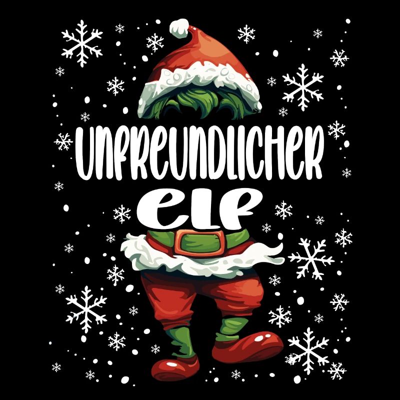Weihnachtsoutfit Unfreundlicher Elf
