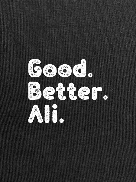 Good better Ali