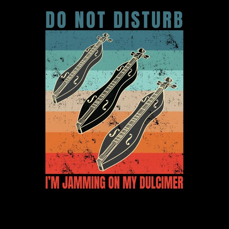Dulcimer-Musiker Zupfinstrument Hammered Dulcimer