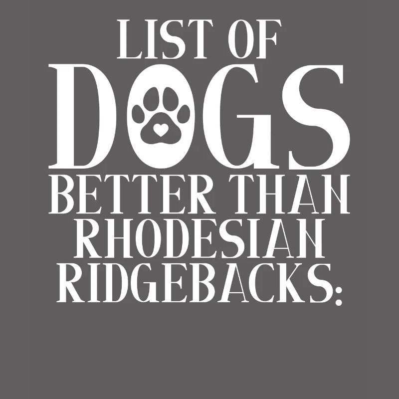 Cadeaux de Rhodesian Ridgeback