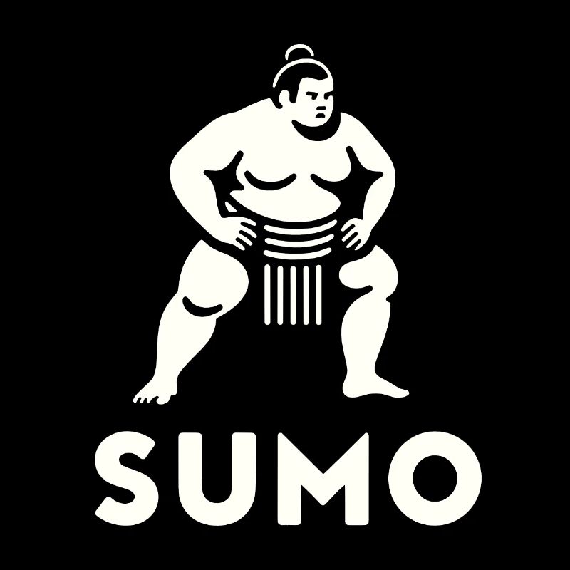 Sumo Wrestler and Sumo Dohyo - An Exquisite