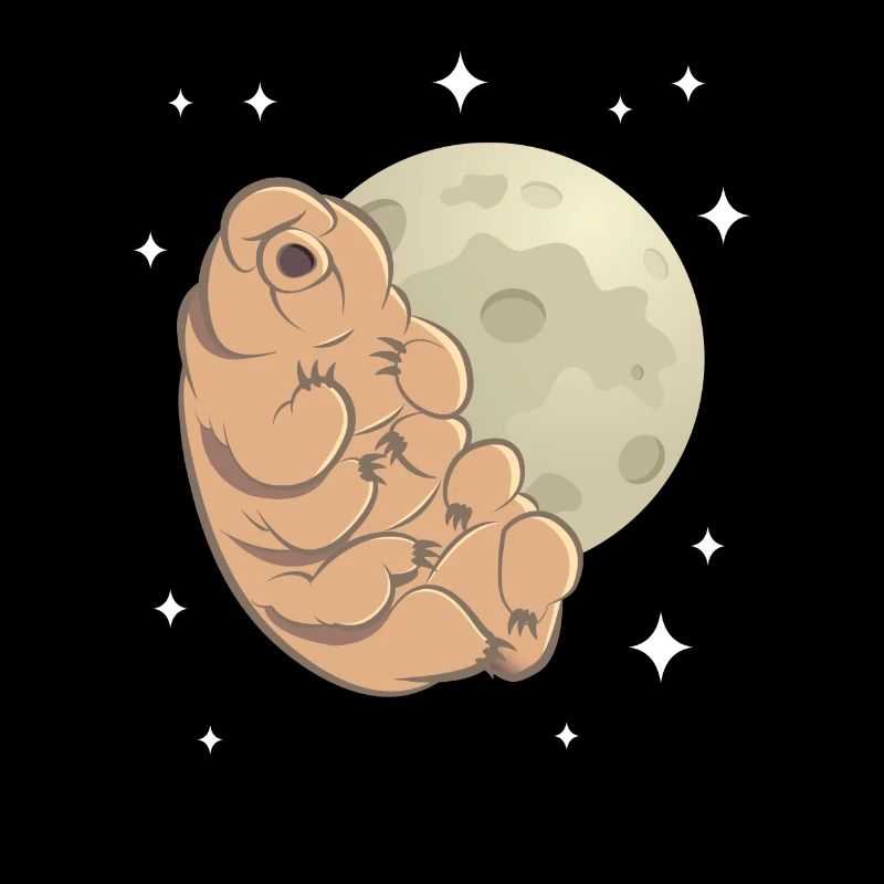 Tardigrades, Lune, Étoiles, Espace