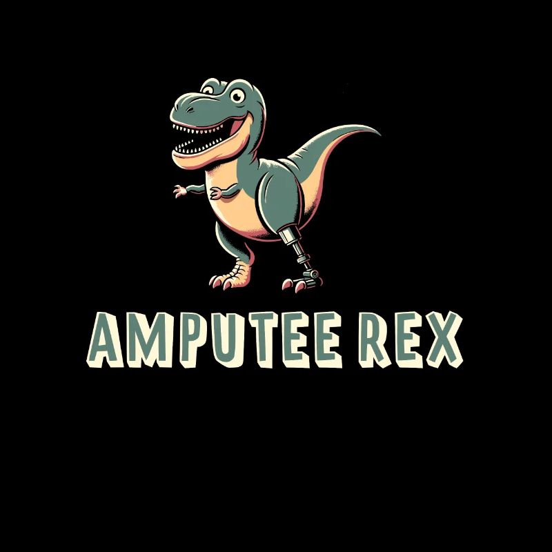 Amputierter Rex Trendy Motivation Beinprothese