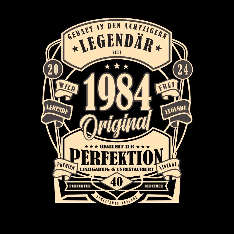 40. Geburtstag, Geschenk, Legende, Original, 1984
