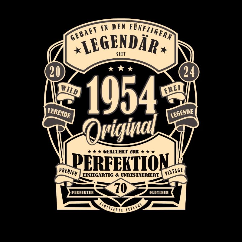 70. Geburtstag, Geschenk, Legende, Original, 1954