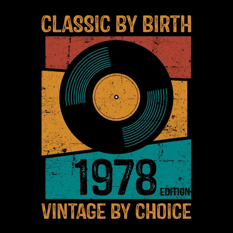 1978 Vintage vinyle classique naissance