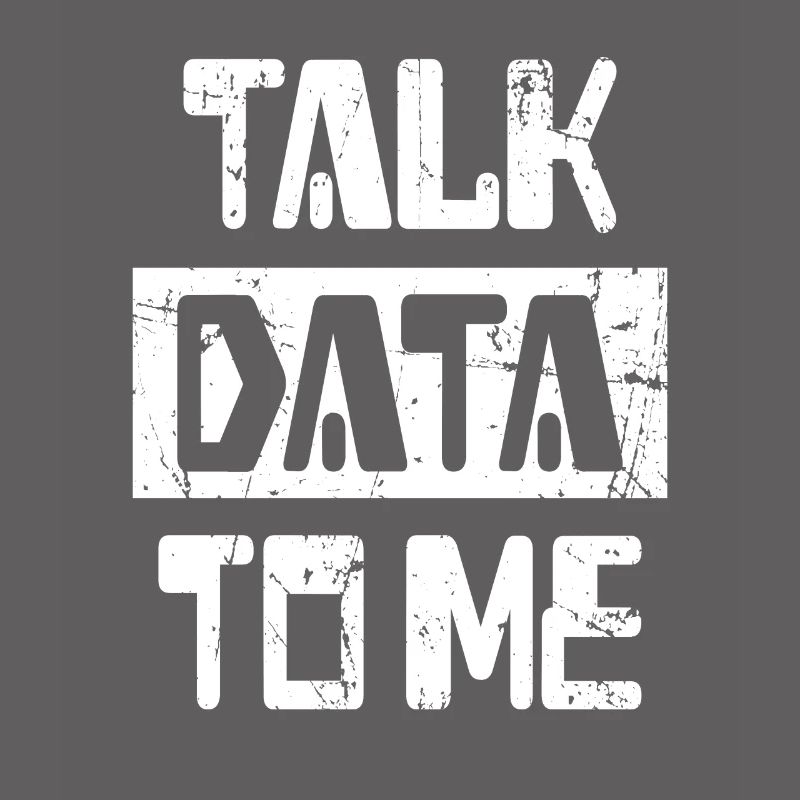 Sprechen Sie mit mir über Daten IT-Datenwissenschaftler Geschenk