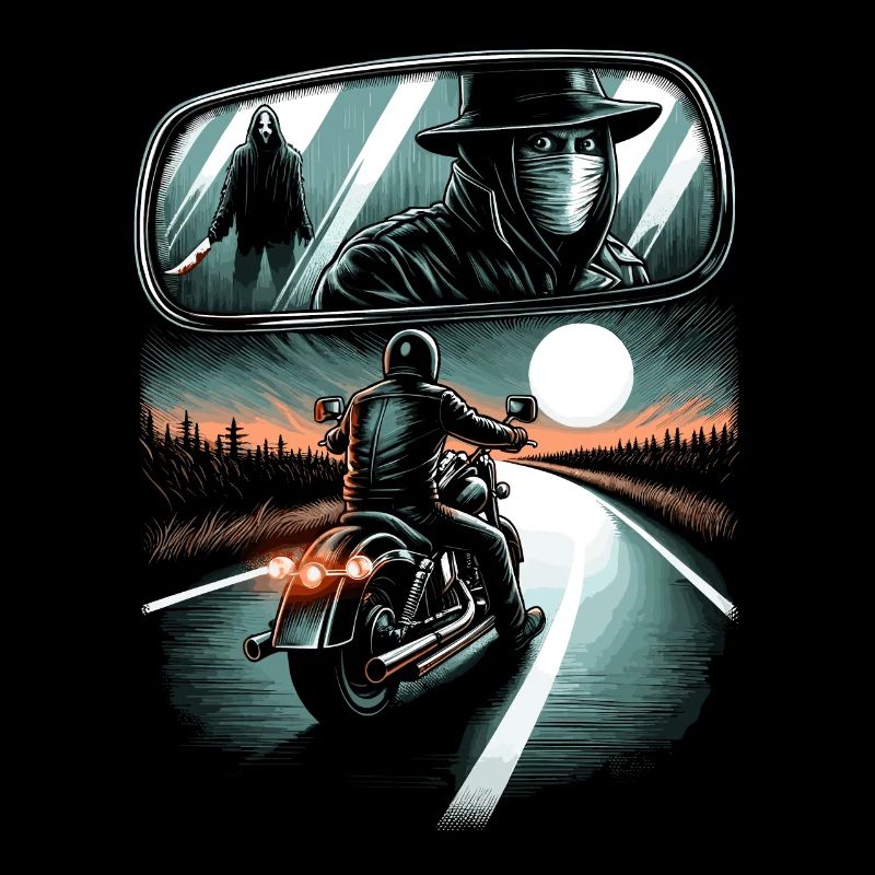 Lone Rider's Lament: Haunting Road Adventure
