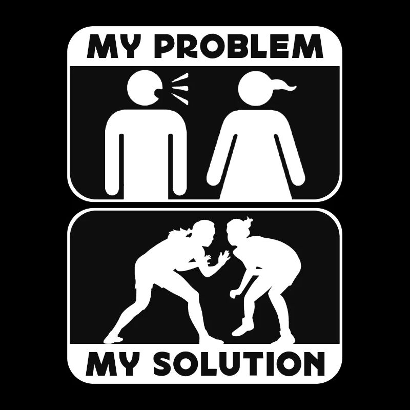 Catch Wrestler Mon Problème Mon Pictogramme Maman Boxe