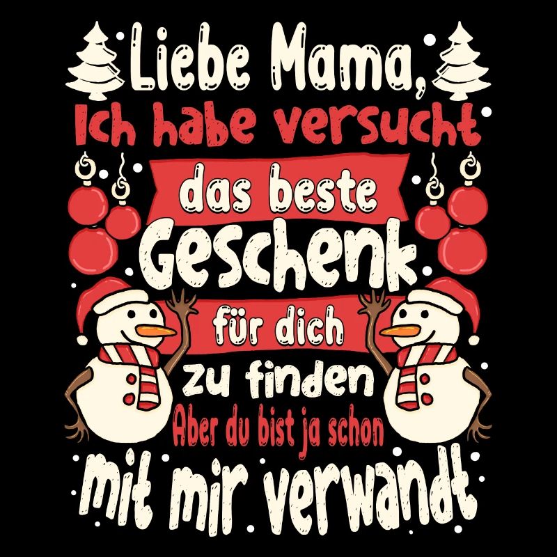 Weihnachts Weihnachten Liebe Mama Mutter Lustig