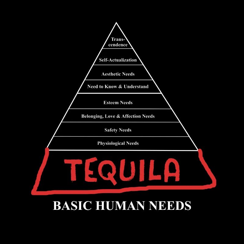 Tequila Basic Human Needs Pyramid Jeu de mots mexicain