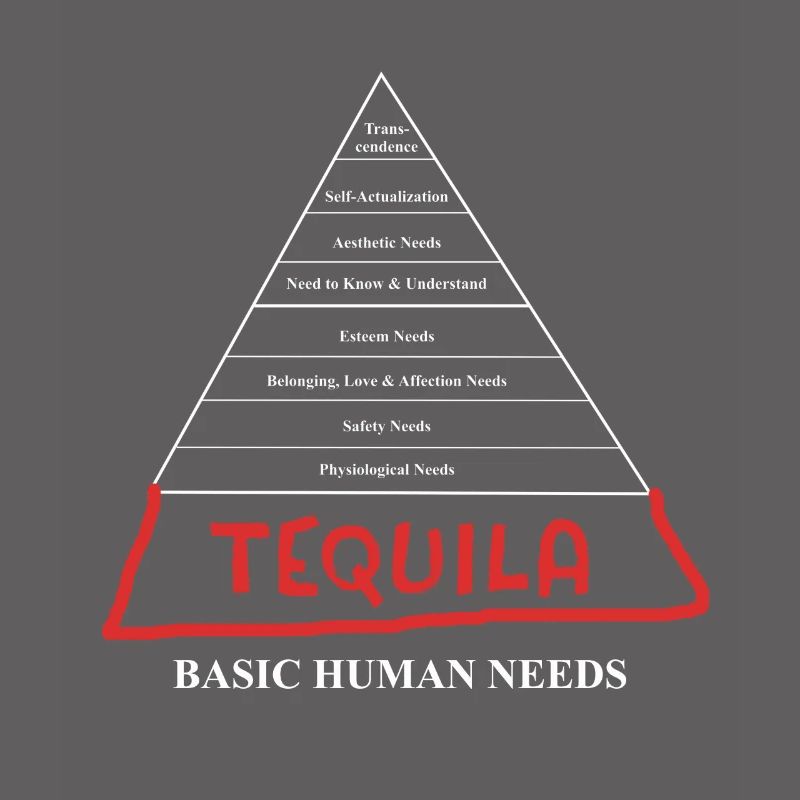 Tequila Basic Human Needs Pyramid Jeu de mots mexicain