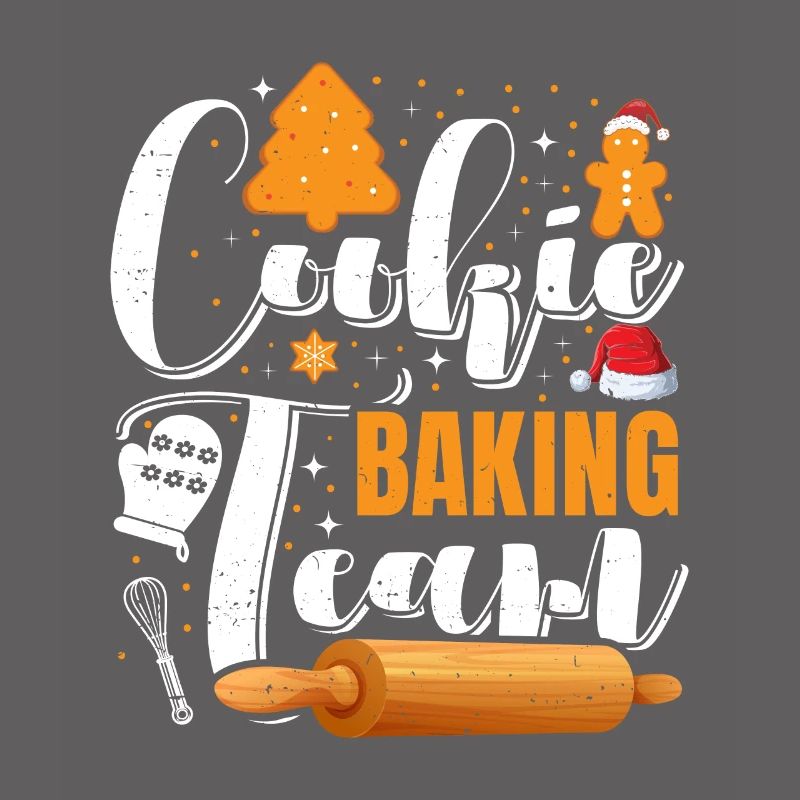 Cookie Baking Team Biscuits de Noël Biscuits