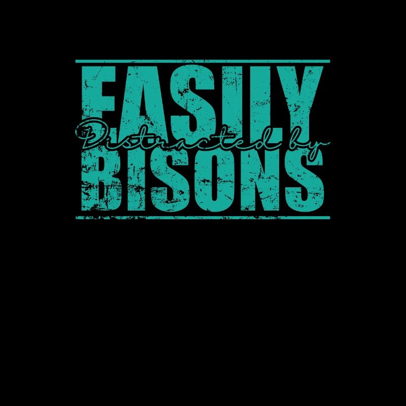 Facilement distrait par les bisons