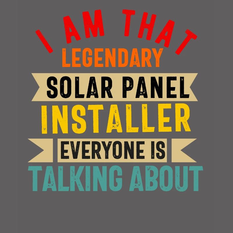Solar Panel Installer Technician Men Renewable