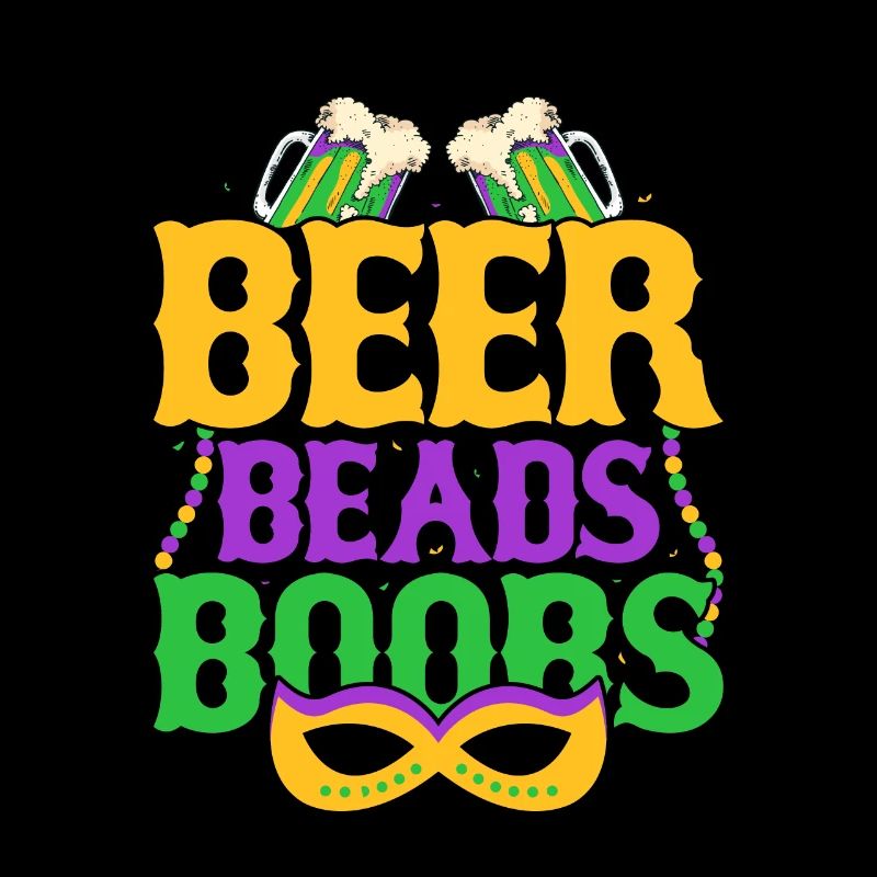 Perles de bière Seins Mardi Gras Carnaval