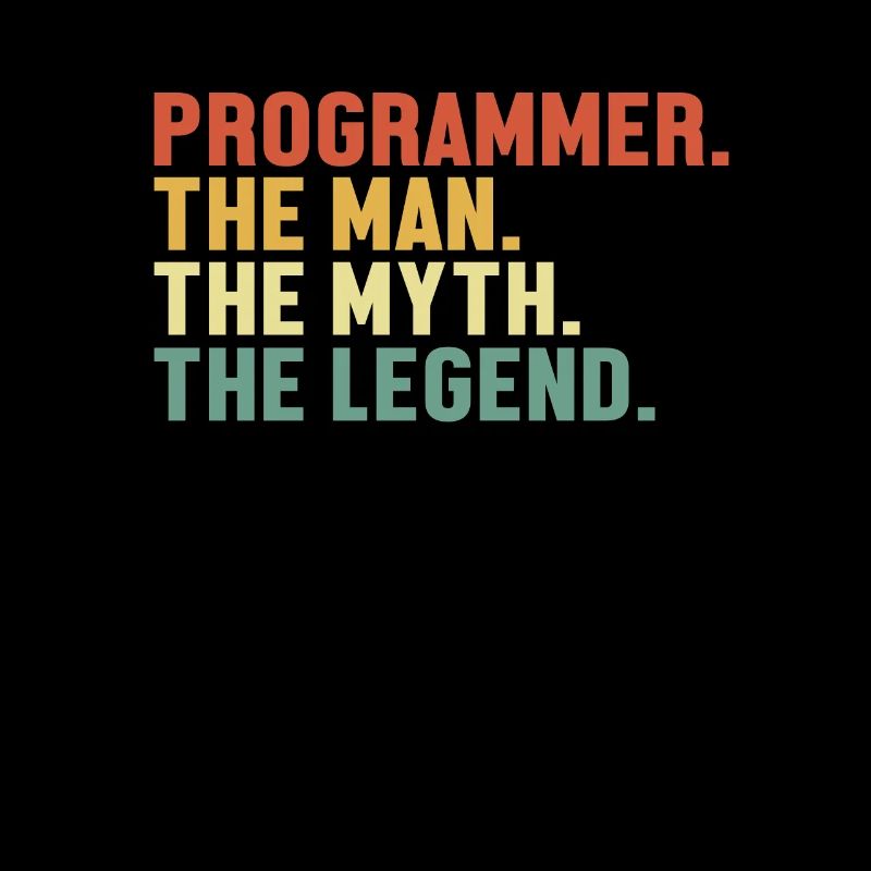 Programmer Man Myth Legend Developer Coder