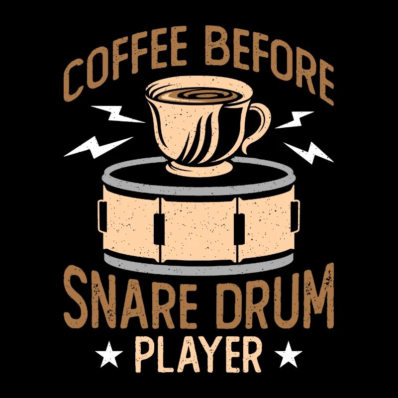 Snare Drum Player Coffee Drummer Coffee Lover
