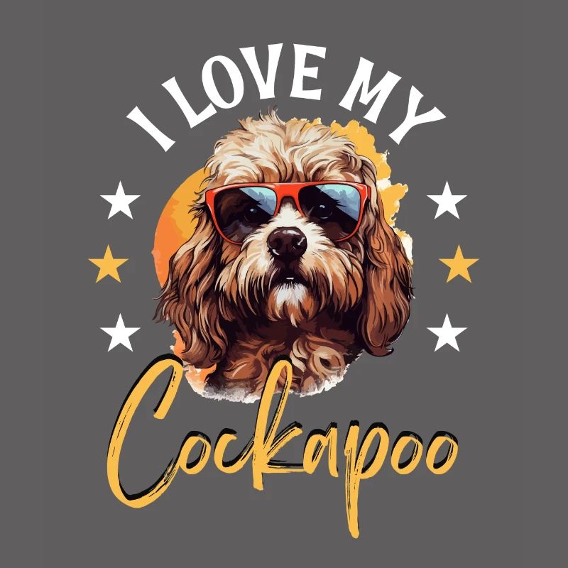 Cockapoo Dog Breed Pet I Love my Cockapoo