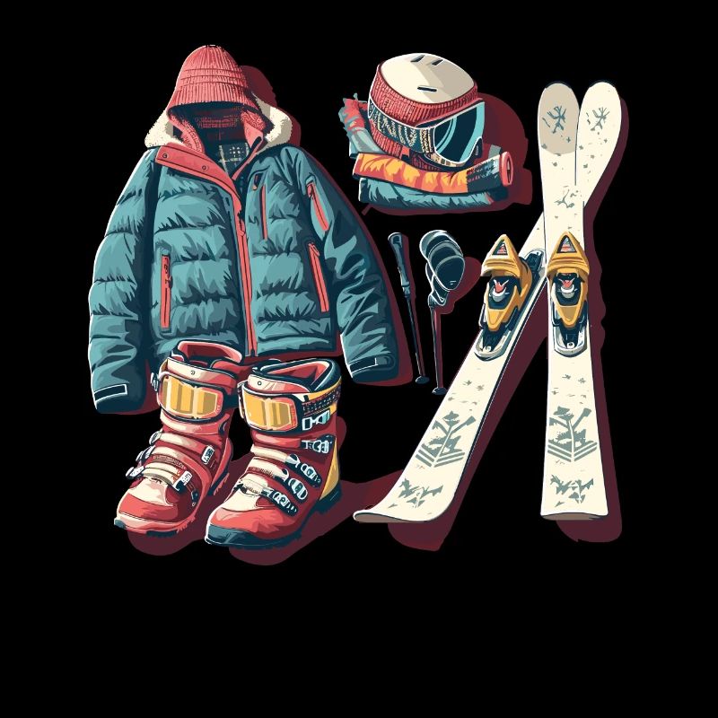 Équipement d’hiver Snow Skier Ski Bunny