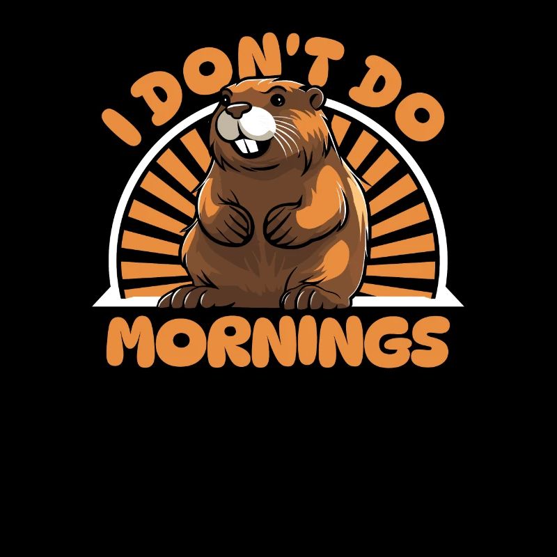 Biber Witzig I Dont Do Mornings