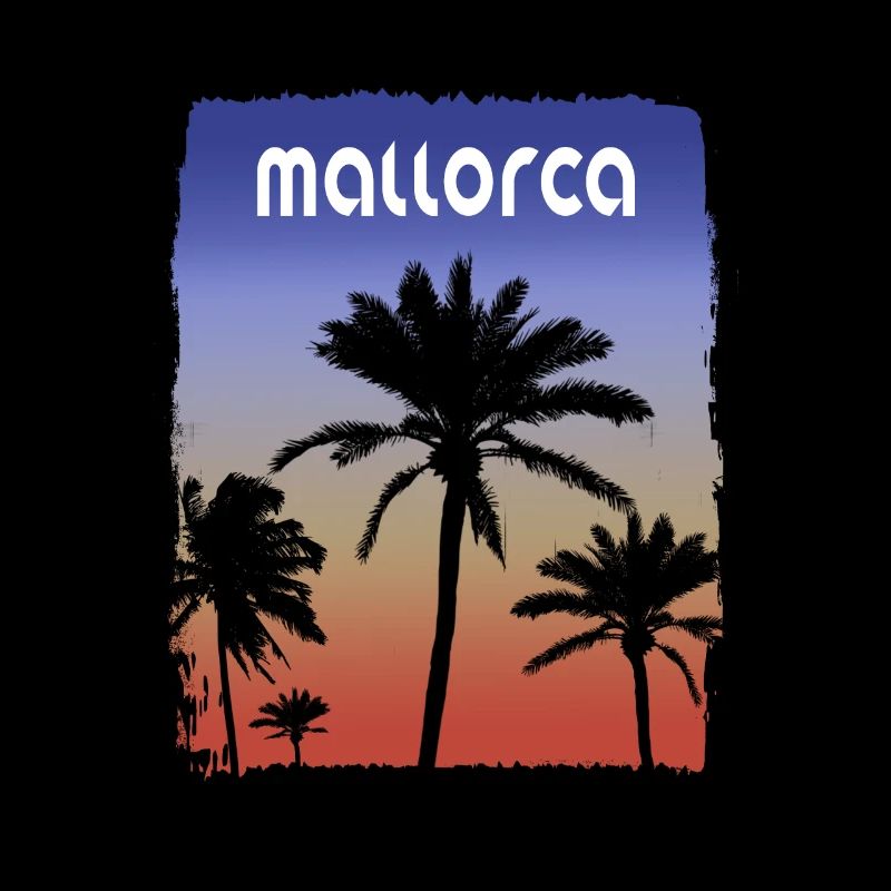Majorque Majorque Espagne Coucher De Soleil Vacances Souvenir