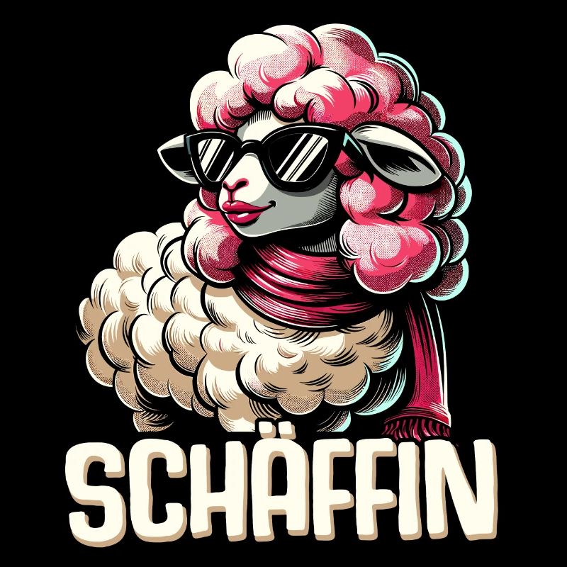 Chef Chefin Schaf Geschenk Schäfin Spruch