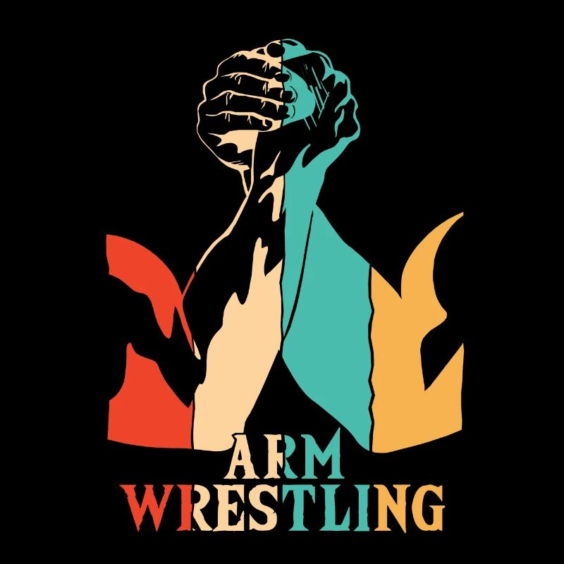 Retro Techniques Exercise Hand Wrestling Arm