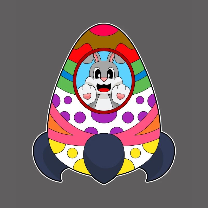 Rabbit Easter Rocket