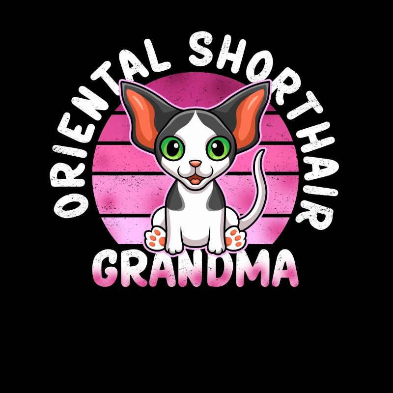 Orientalisch Kurzhaar Oma OKH Katze Geschenk